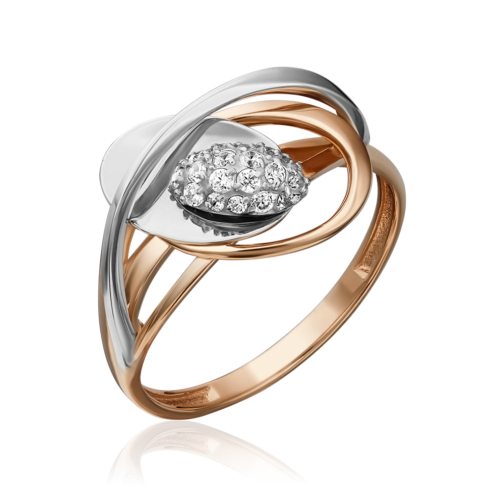 01-5278-00-401-1111-24 Zelta gredzens ar fianītiem