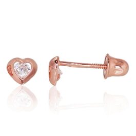 Zelta auskari ar fianītiem