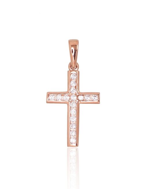 Zelta krusts ar fianītiem