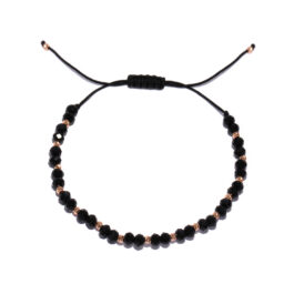 Melnā diega aproce ar zelta elementiem